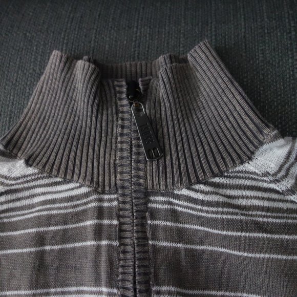 Diesel 55 DSL Optiisziyca Teknologie Light Material Zip Up Sweater Size M - Picture 11 of 15